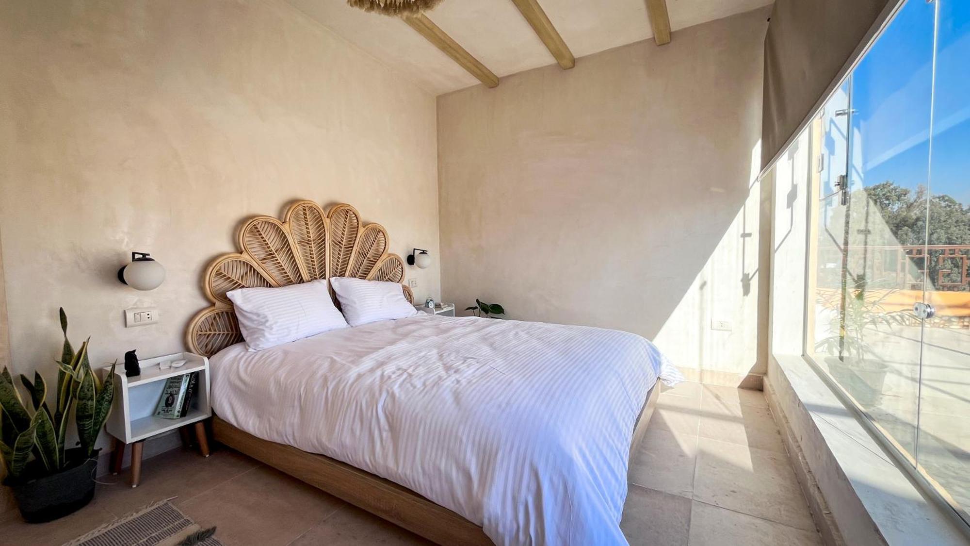 Boho Getaway With Pyramids View & Jacuzzi Daire Giza Dış mekan fotoğraf