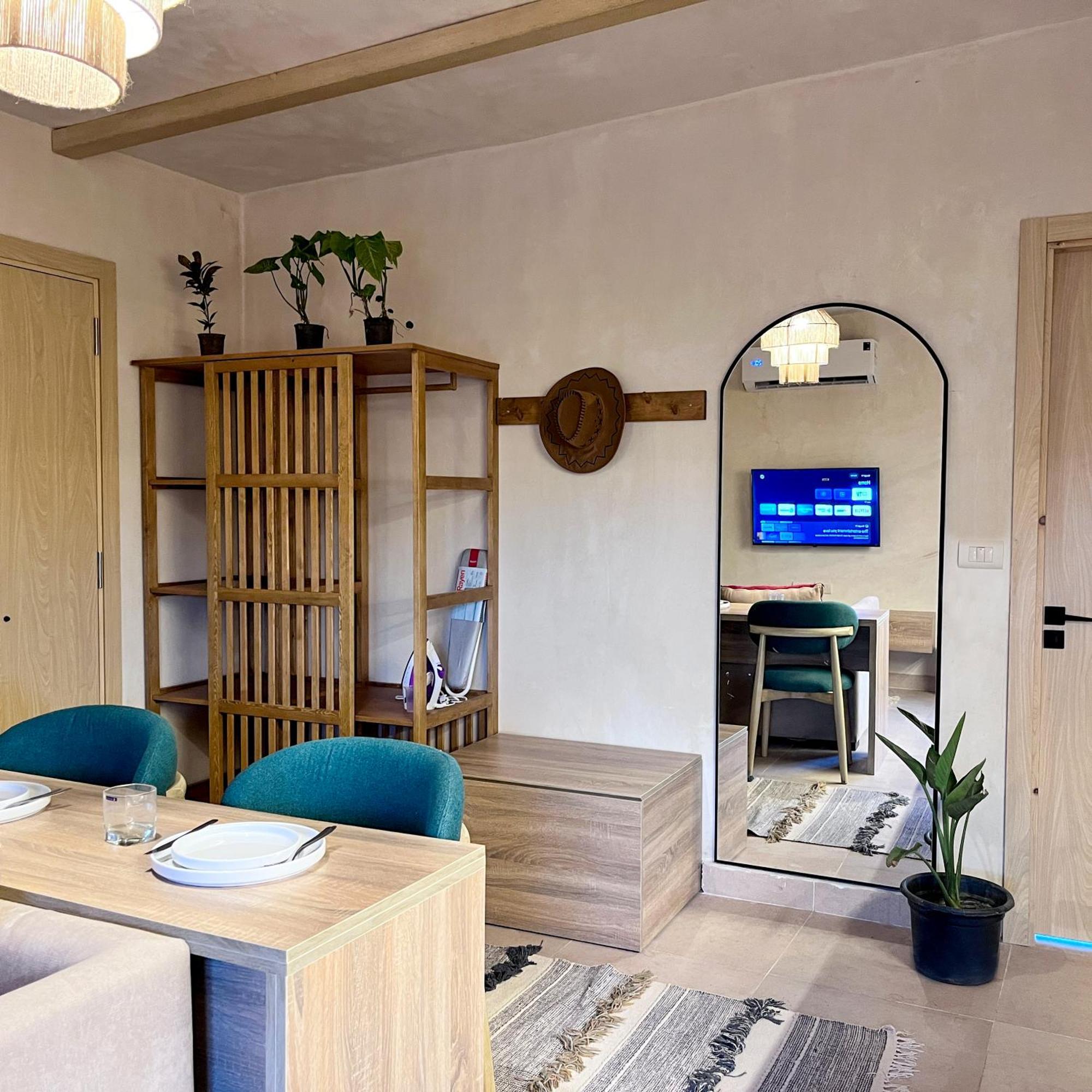 Boho Getaway With Pyramids View & Jacuzzi Daire Giza Dış mekan fotoğraf