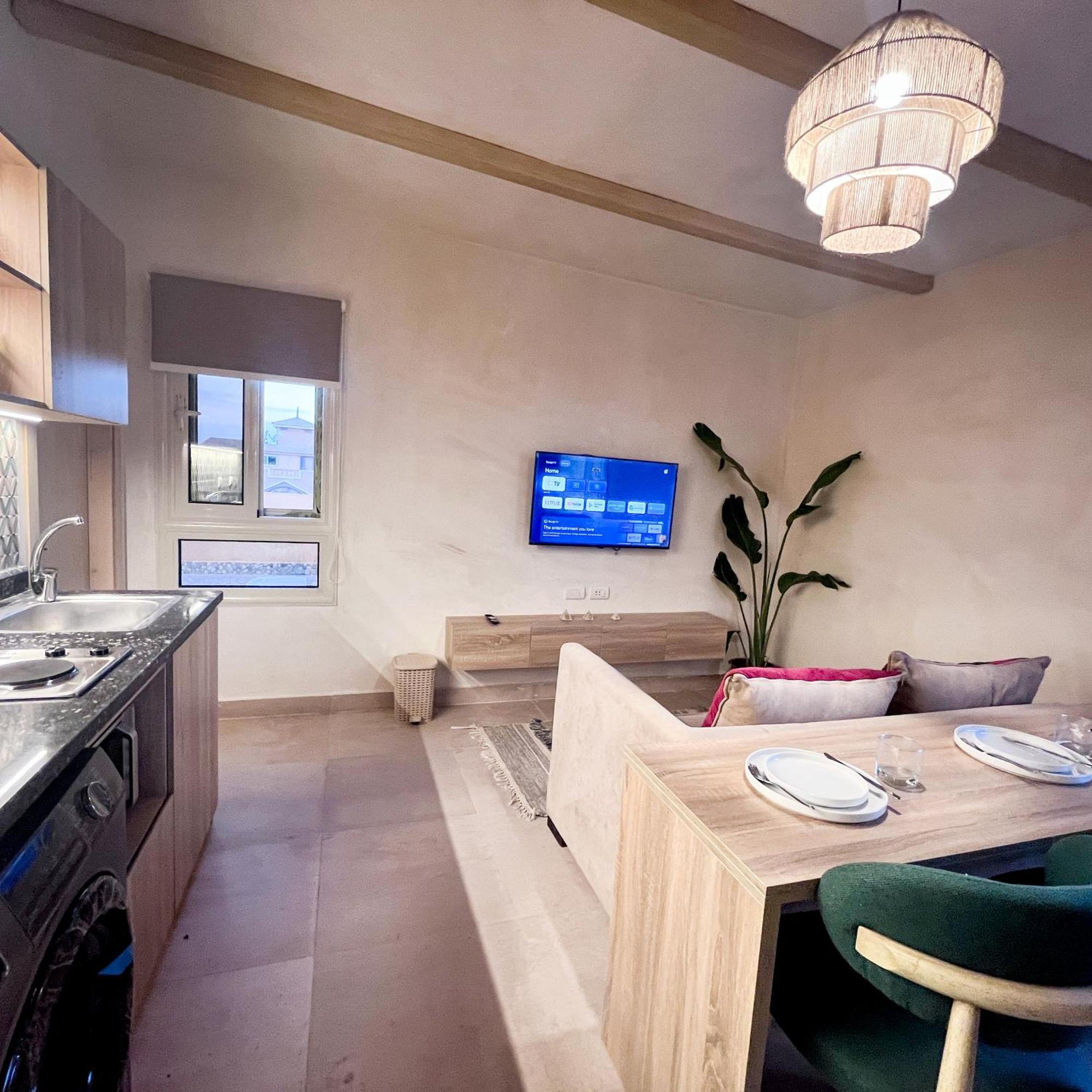 Boho Getaway With Pyramids View & Jacuzzi Daire Giza Dış mekan fotoğraf